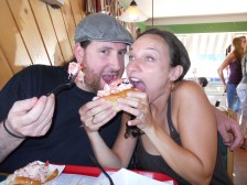 Lobsta rolls in New Hampshire. 