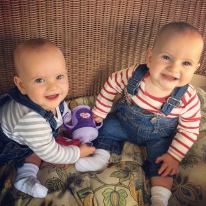 Just hanging out, Mom. 